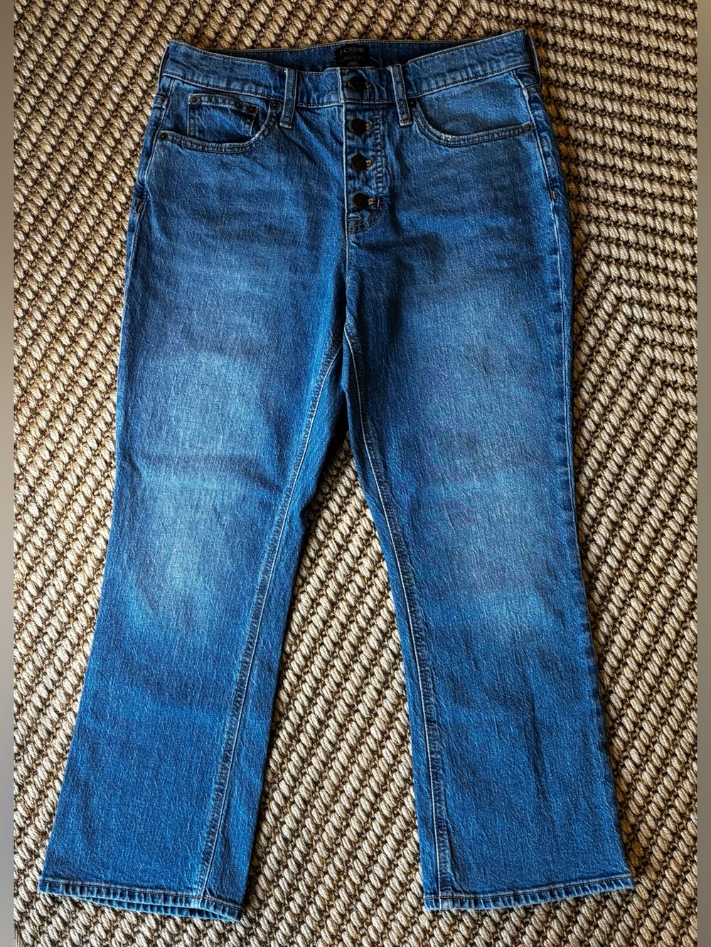 J. Crew Mid Rise Flare Crop